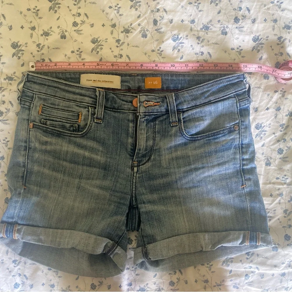 Anthropologie pilcro letterpress jean shorts - Picture 3 of 4